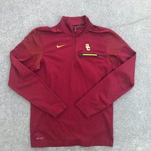 USC NIKE Zip Up Long Sleeve